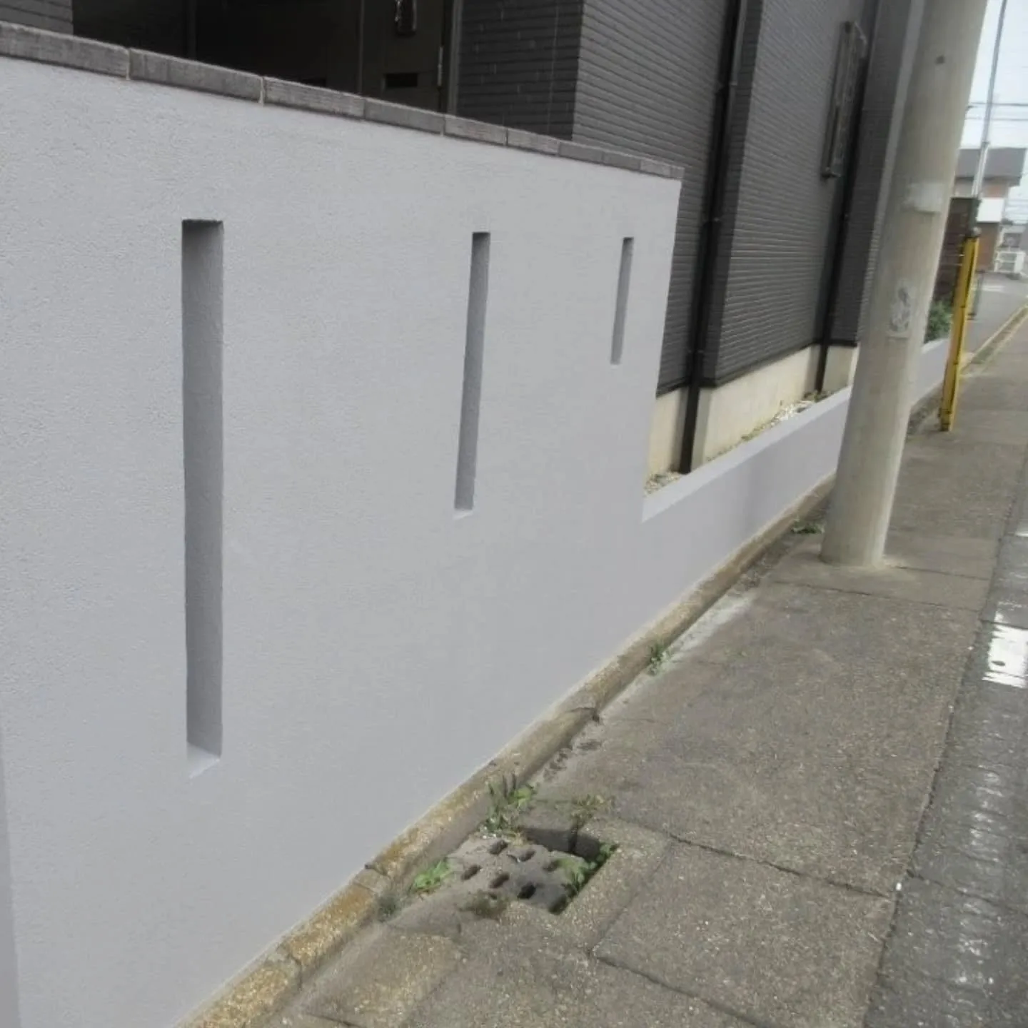 名古屋市中川区Ｔ様邸 擁壁塗り直ししてきました！