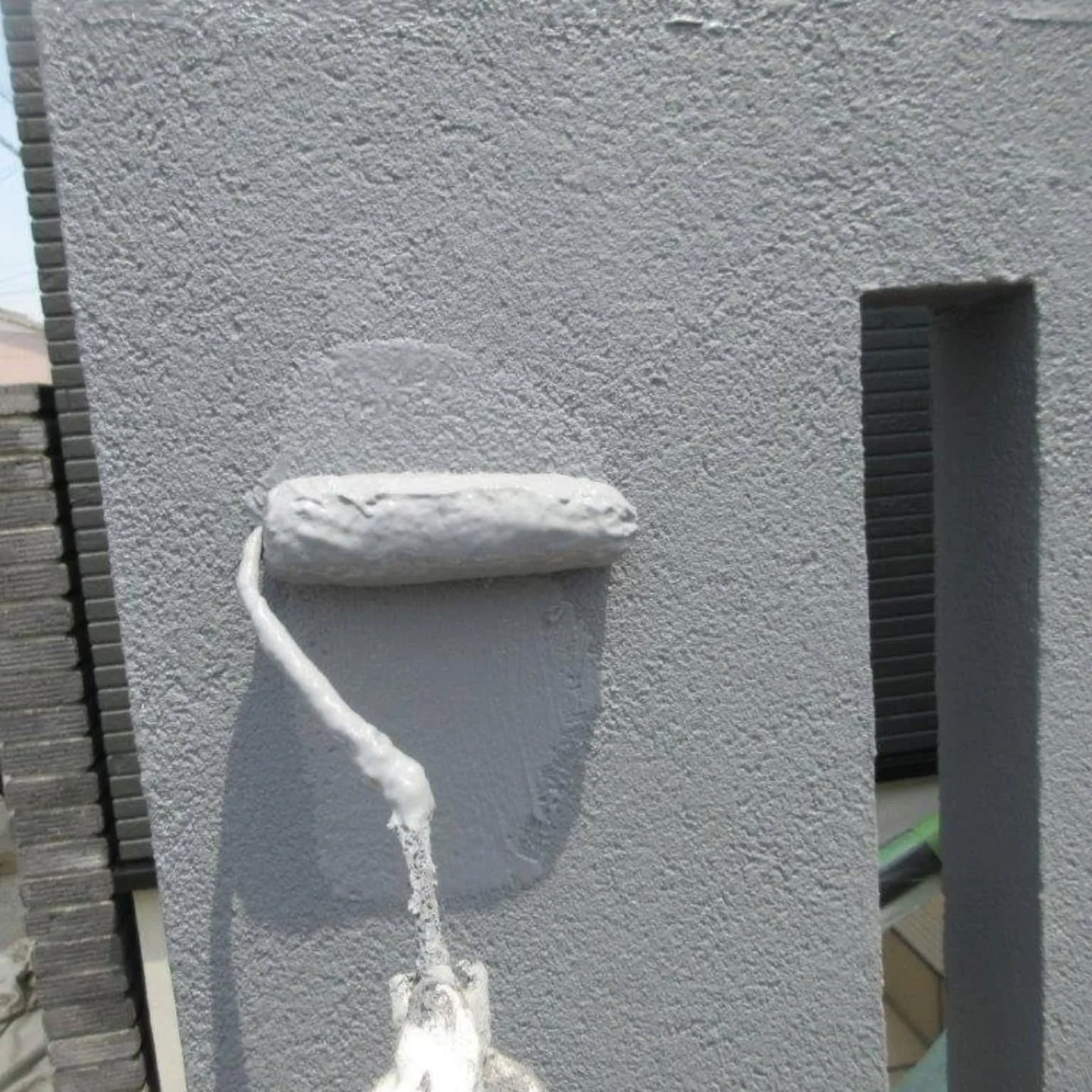 名古屋市中川区Ｔ様邸 擁壁塗り直ししてきました！