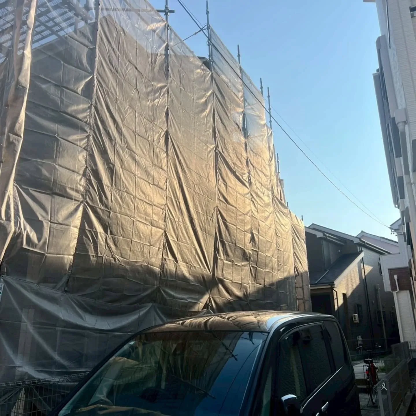 名古屋市中川区I様邸 今日から水洗い。