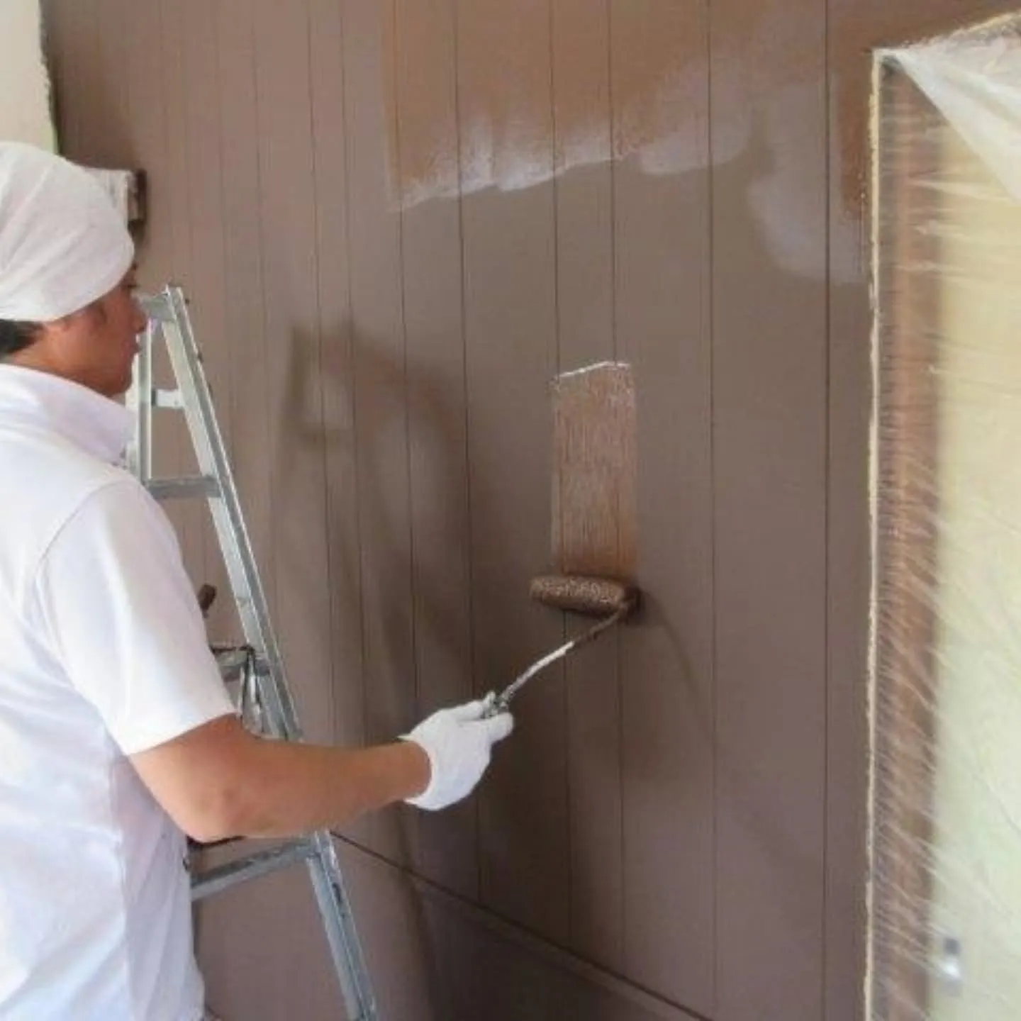 蟹江町 テナントの塗装 施工の流れbefor/after