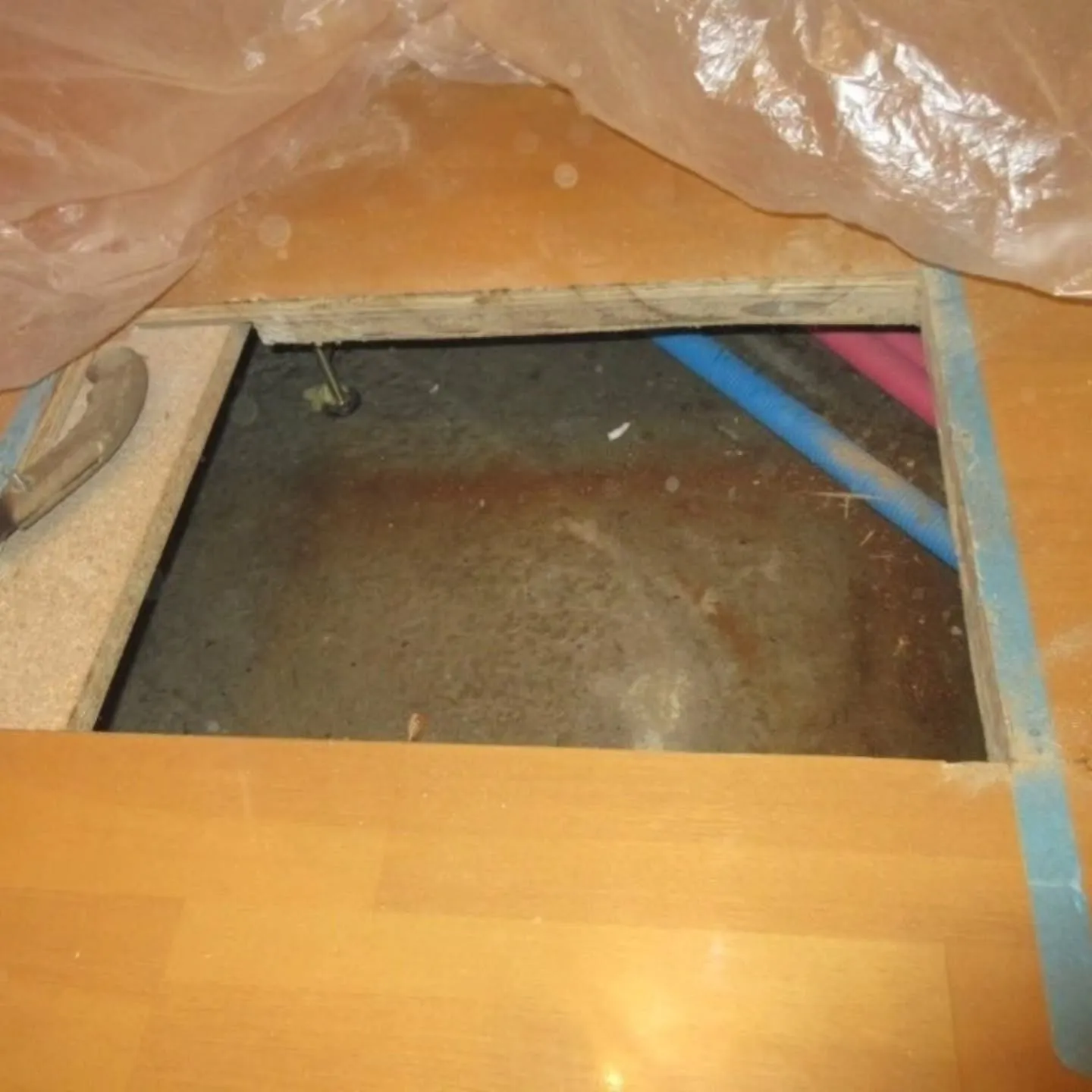 名古屋市北区　K様邸　トイレフローリング復旧工事