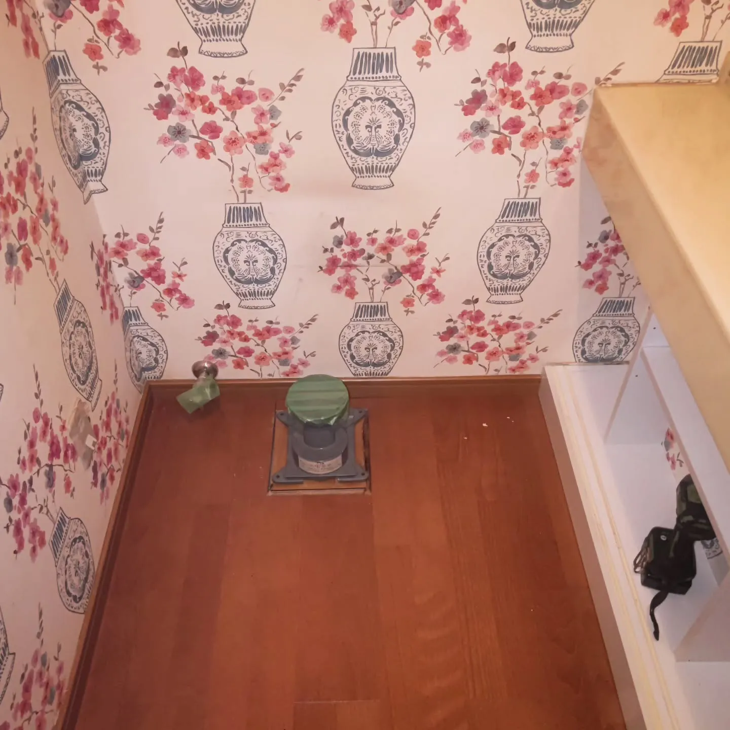 名古屋市北区　K様邸　トイレフローリング復旧工事