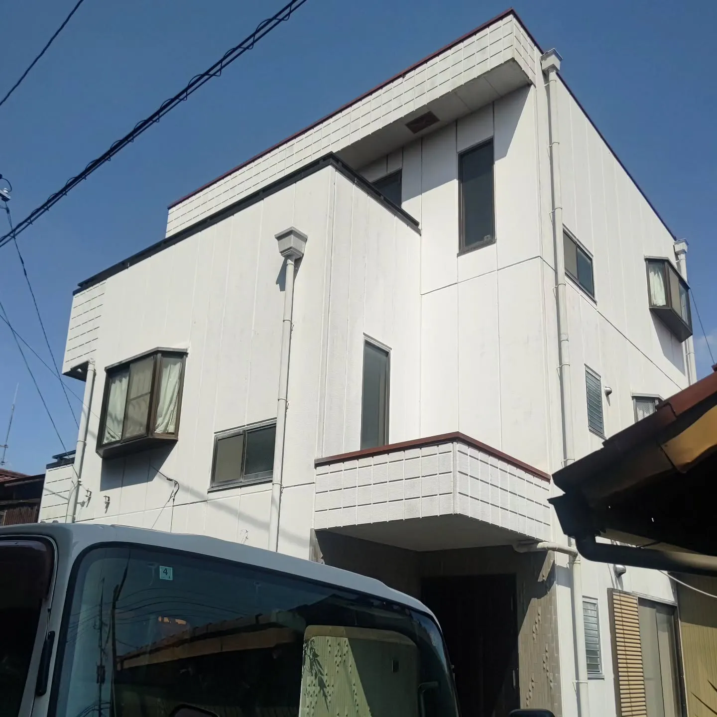 名古屋市南区 S様邸塗装工事開始!
