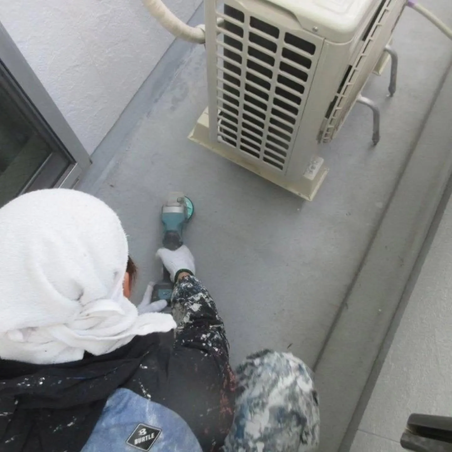 🏠✨【名古屋市港区 M様邸】 ＼ ベランダ防水塗装が完了しま...